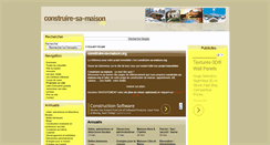 Desktop Screenshot of construire-sa-maison.org