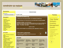 Tablet Screenshot of construire-sa-maison.org